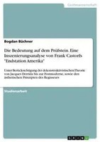 Bogdan BüChner | Die Bedeutung Auf Dem PrüFstein. Eine Inszenierungsanalyse...