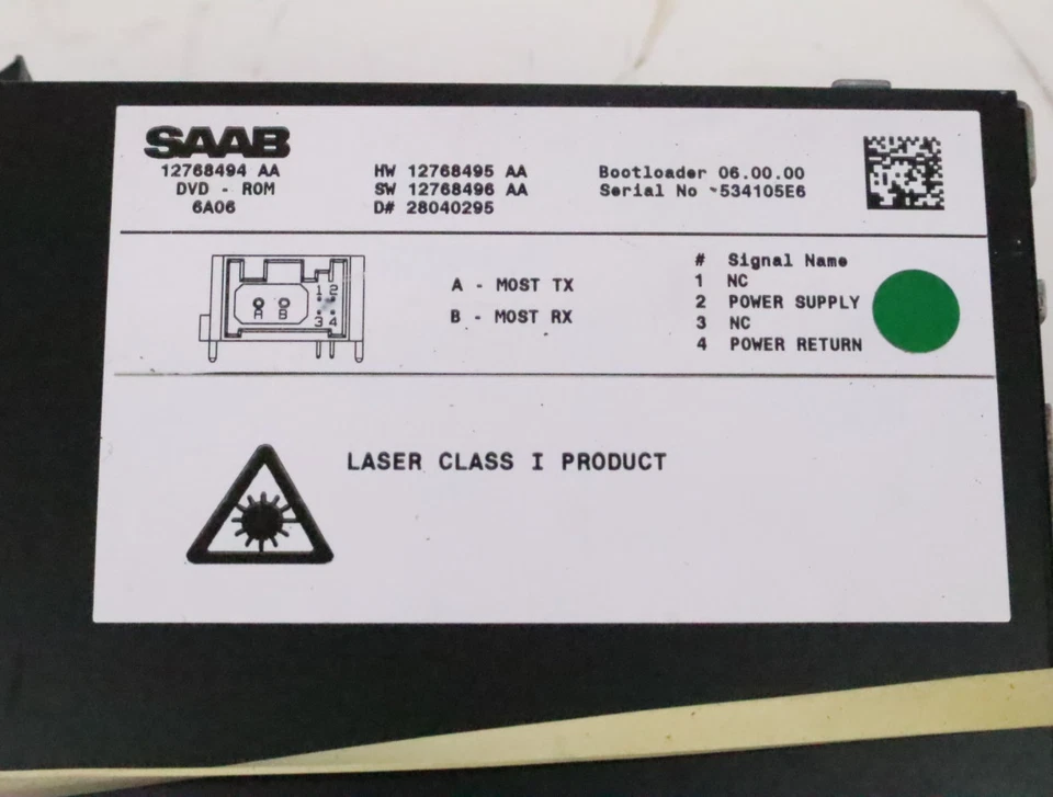 Lecteur CD/DVD GPS occasion SAAB 9-3 II Phase 1 SPORT HATCH - 1.9 TID 150ch - - Immagine 3 di 4