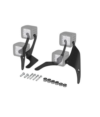 Artec JL5603 Cube Lightbar Mount A-pillar Dual LED Brackets for Jeep Wrangler JL