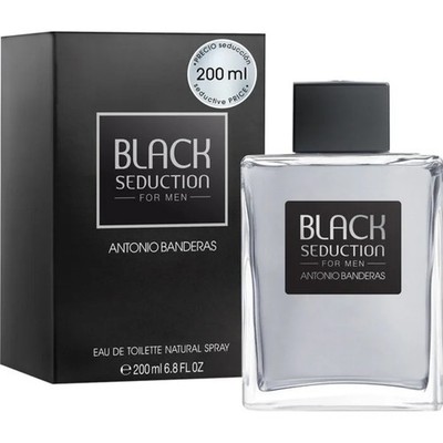 Antonio Banderas Black Seduction Eau de Toilette Spray 200ml
