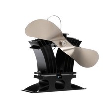 Ecofan 806CAKBX Heat Powered Wood Stove Fan Nickel Bilingual 9 Blade