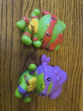 2025 Teenage Mutant Ninja Turtles Hello Kitty Happy Meal Toys Lot Of 2