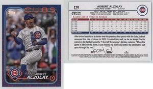 2024 Topps Series 1 Team Color Border Adbert Alzolay #129