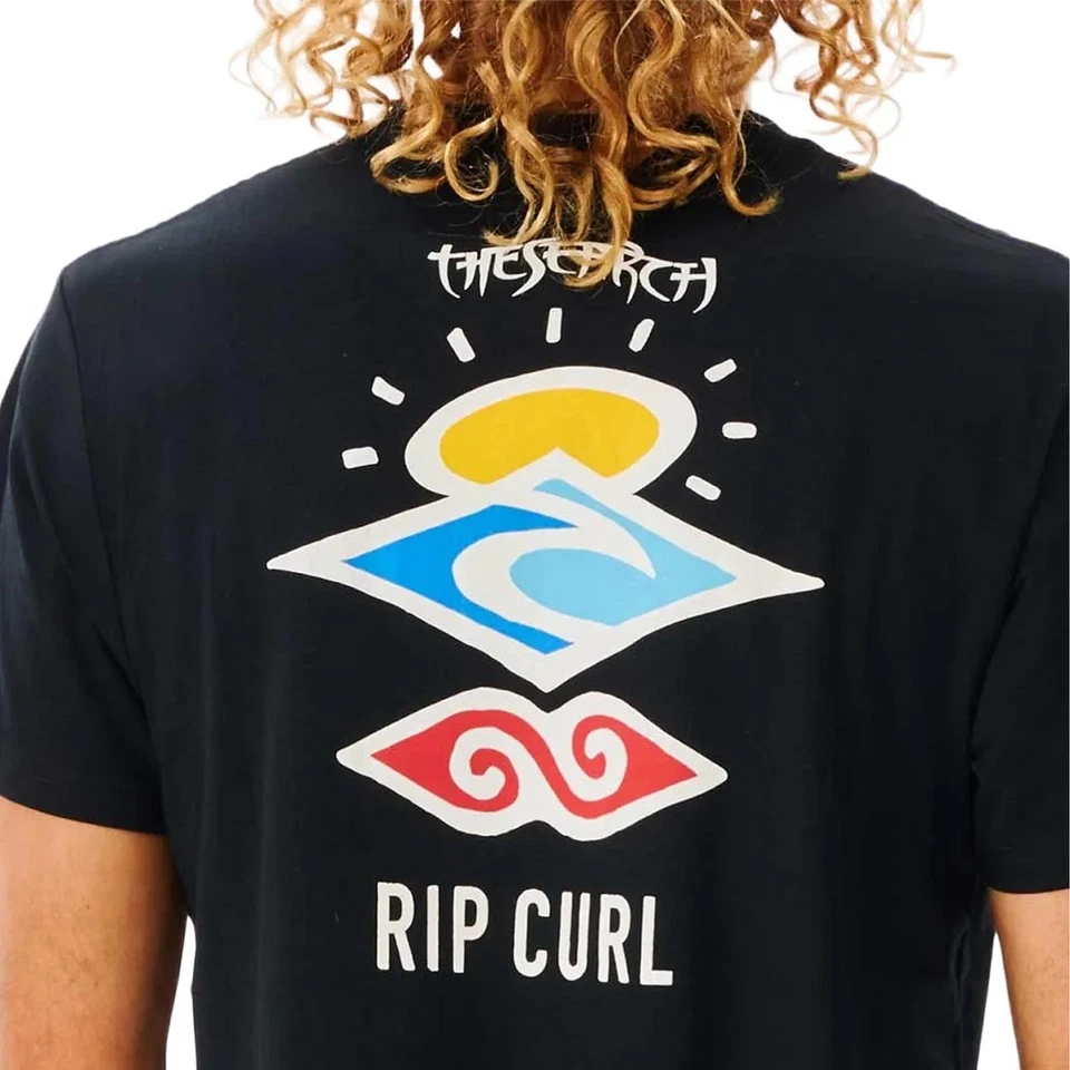 Rip Curl Search Icon Camiseta De Manga Corta - Negra - Imagen 4 de 4