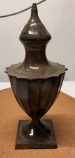 Hosley Classic Collection Basil Design Brown Jar 9.5" Decorative