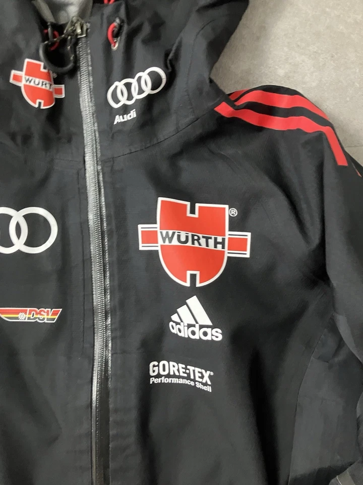 Adidas DSV Bundeswehr Jacke Gore-TEX Shell Skijacke Würth Audi Gr.38 Wintersport - Bild 3 von 4