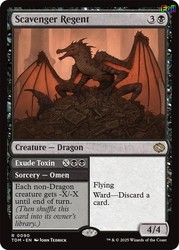 Scavenger Regent // Exude Toxin Foil Rare #90 Tarkir: Dragonstorm