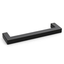 10 Pack 5 Inch Black Cabinet Handles Kitchen - Matte Black Drawer Pulls Stain...
