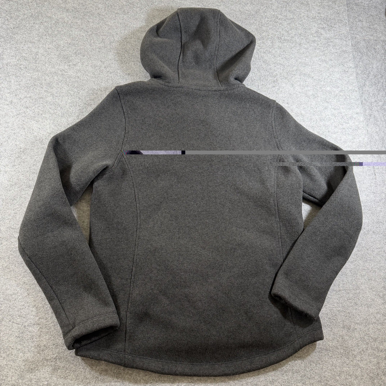 The North Face Crescent Fleece Hoodie Womens M Gray Pullover High Neck Toggle thumbnail 13