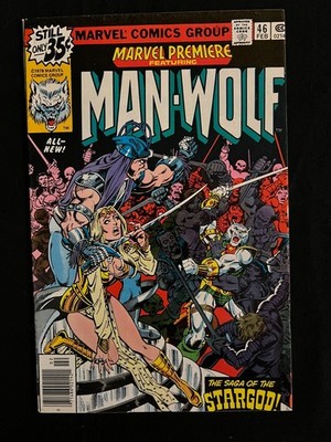Marvel Premiere #46 (1979)- Man-Wolf & Stargod Saga - George Perez Art