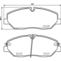 Brembo BremsbeläGe Bremsbelegsatz Vorne FüR Hyundai H350 Bus