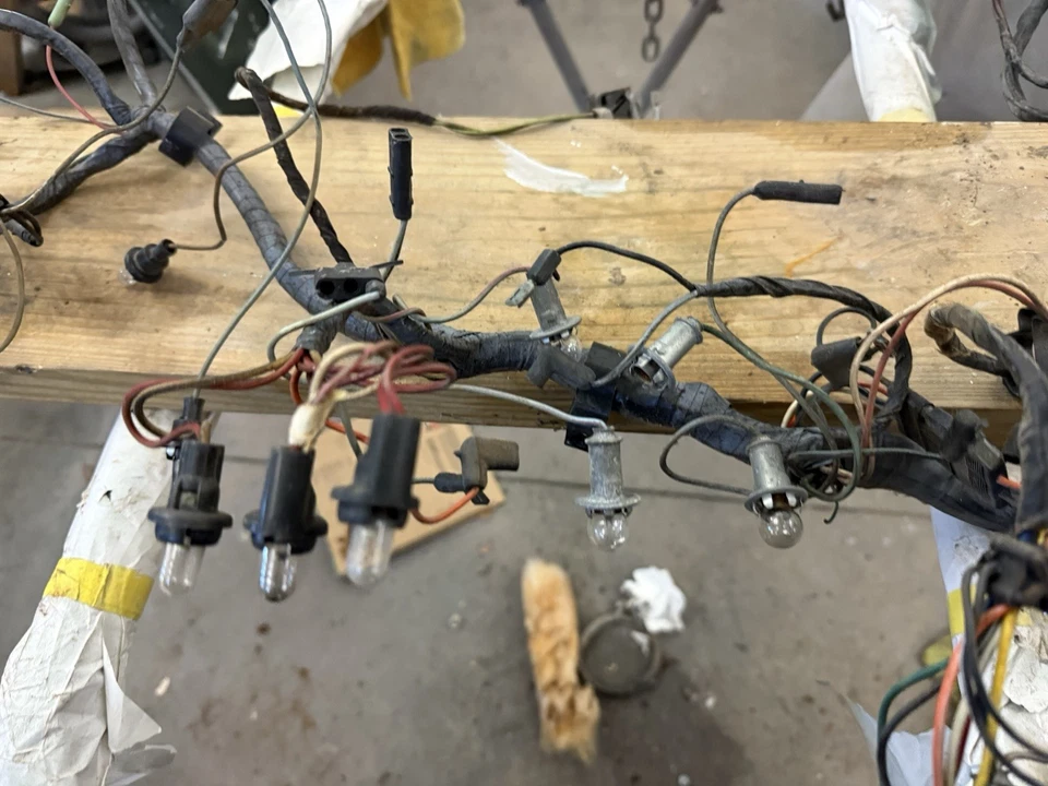 1965 1966 Ford Galaxie Under Dash Main Wiring Harness 4 Speed Radio Delete - Image 3 of 4