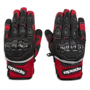 Spada MX-Air Ce Motorcycle Motorbike Textile Gloves Red