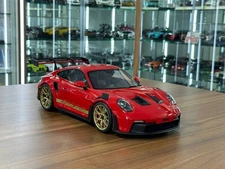 Porsche 911 (992) GT3 RS GT Spirit Red Gold Rim [1/12 Resin – 1100 pcs]