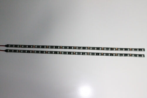 2 AMBER BRIGHT 30 LED 5050 Waterproof Flexible Light Strip BLACK PCB board - Picture 3 of 6