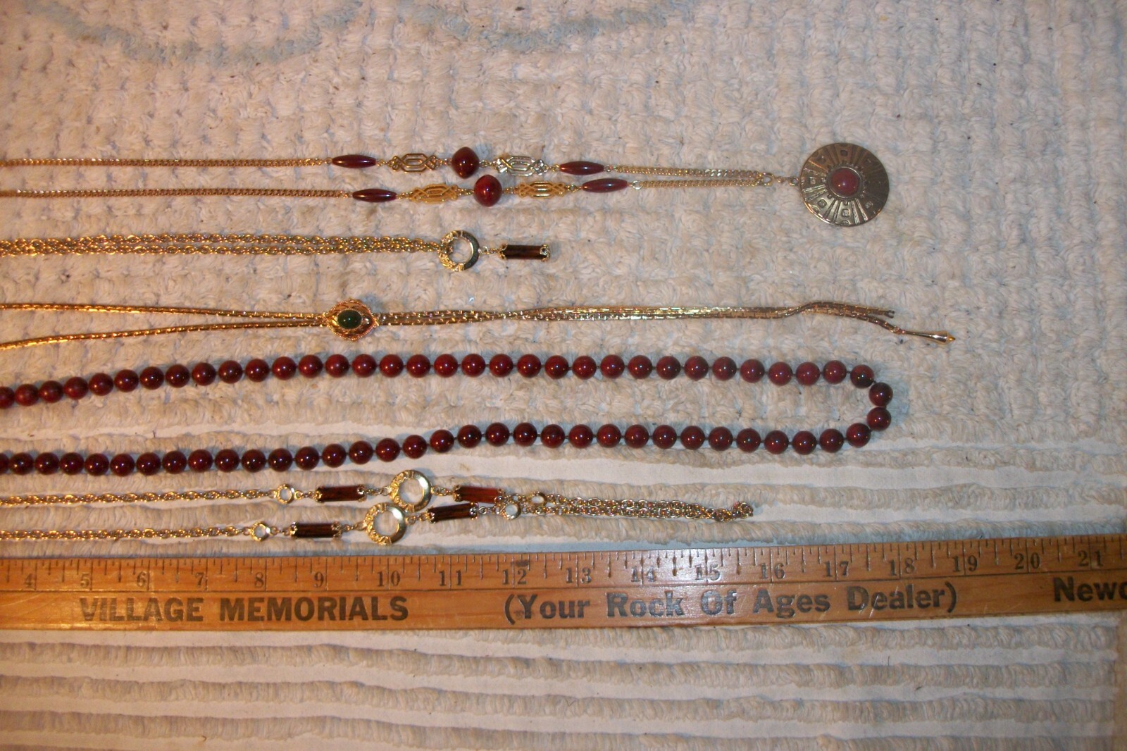 Signed Vintage Lot of 5 Sarah Coventry Costume Jewelry Necklaces/ All