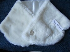 Wedding Faux fur Shawl For Women Bridal Cape Cover Up Party Gown Wrap Winter