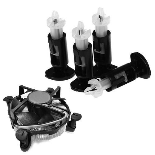 4x Mounting Pins Clips For Intel Socket Lga 775 Cpu Plastic Heatsink Cooler Fan - Picture 7 of 12