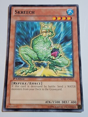 shrek yugioh card Yu-Gi-Oh! Merchandise & Gifts; Blu-ray & Prints white elephant exchanges Yugioh Skreech - SDRE-EN015 Common