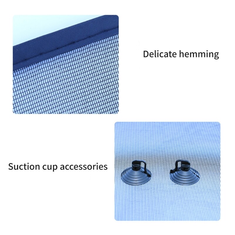 Adjustable Sun Blockers Car Side Window, Protective Mesh Guard for Kids