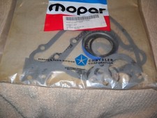 Nos Mopar 70-80 Dodge Chrysler Plymouth Front Lower Engine Gasket Set W318 360