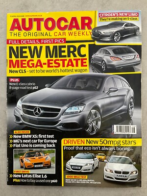 Autocar Magazine - 21 April 2010 - E250, X5 xDrive40d, IS-F, Elise, Nano LX, 6