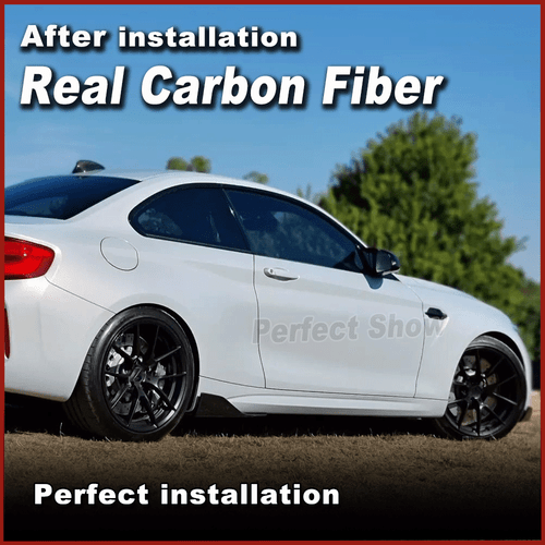 Spoiler anteriore posteriore in carbonio flaps splitter per BMW M2 F87 Coupè 2016-2020 - Foto 5 di 11
