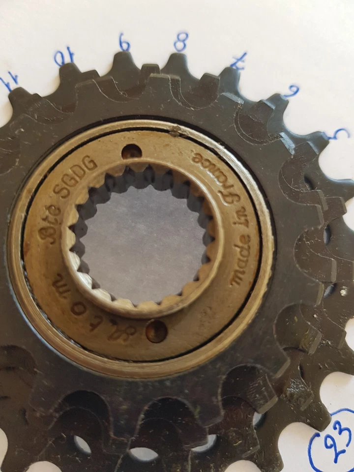 Nuevo de Lote Antiguo Atom 4 Velocidades Rueda Libre Hilo Inglés para MERCIER PEUGEOT RALEIGH SCHWINN Foto 4 de 4