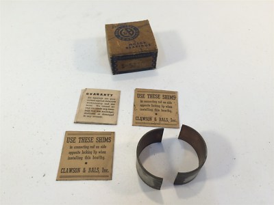 Vintage Clawson & Bals S-5730 Motor Bearings S5730 With Original Box