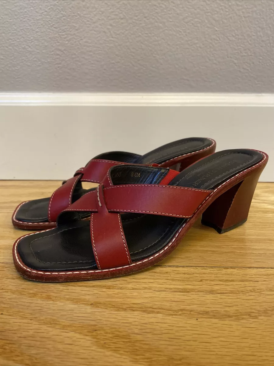 Donald pliner red best sale shoes