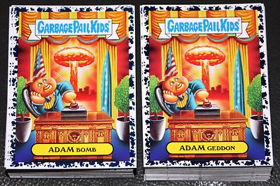2017 GARBAGE PAIL KIDS ADAM GEDDON COMPLETE BRUISED SET 180 CARDS COLLECTOR ED 