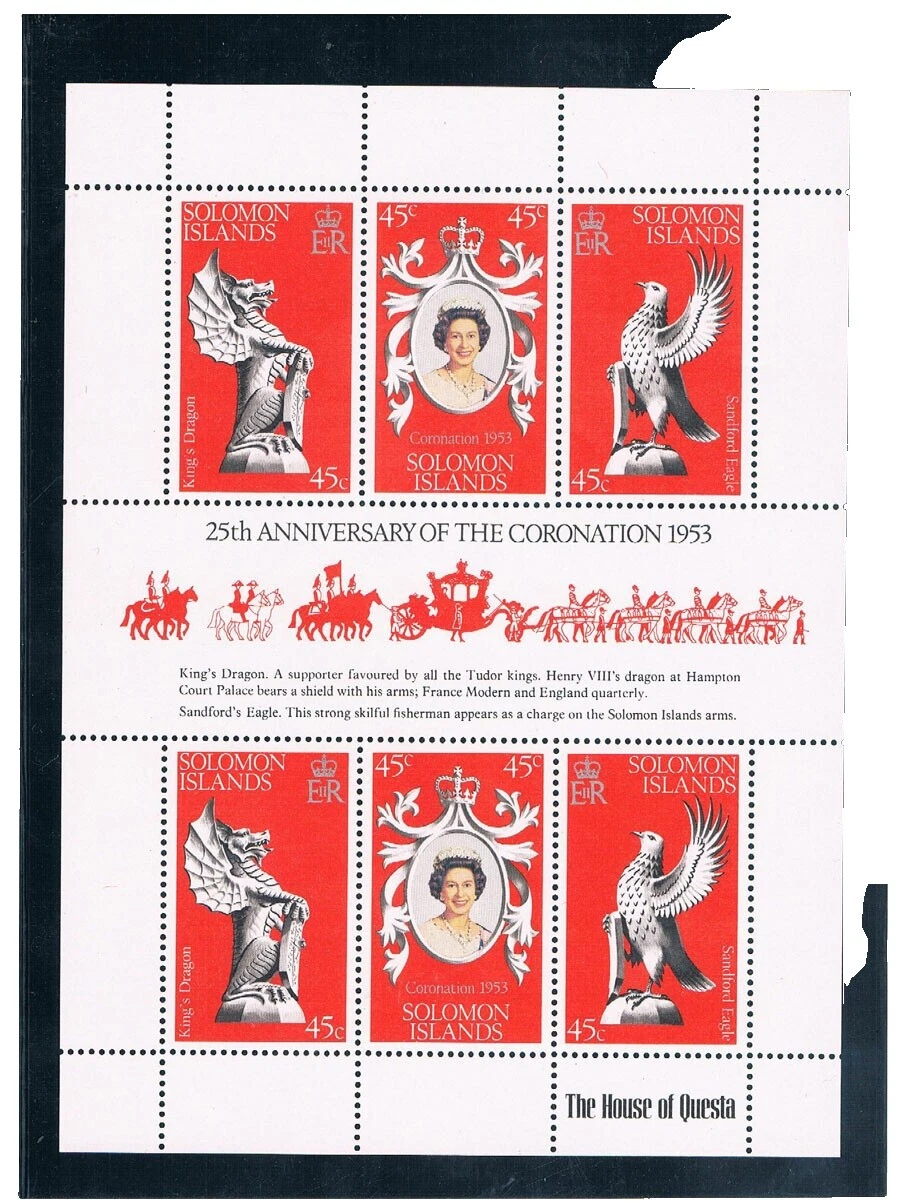 En excelente estado nunca abisagrado/estampillada sin montar o nunca montada Royalty estampillas de las islas Salomón (1978-presente)