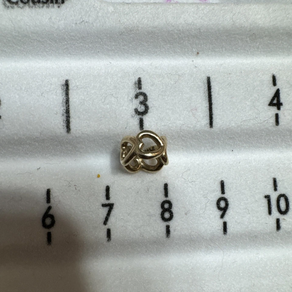 espaciador pandora oro 14k Foto 4 de 4