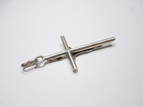 VINTAGE JESUS AM KREUZ RELIGIÖS CHRISTLICH ANHÄNGER CHARM STERLINGSILBER 925 - Bild 6 von 7