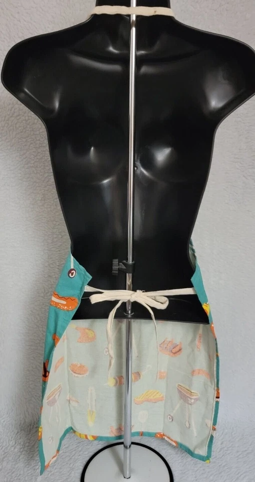 Delantal para mujer Juniors multicolor comida a la parrilla Foto 4 de 4