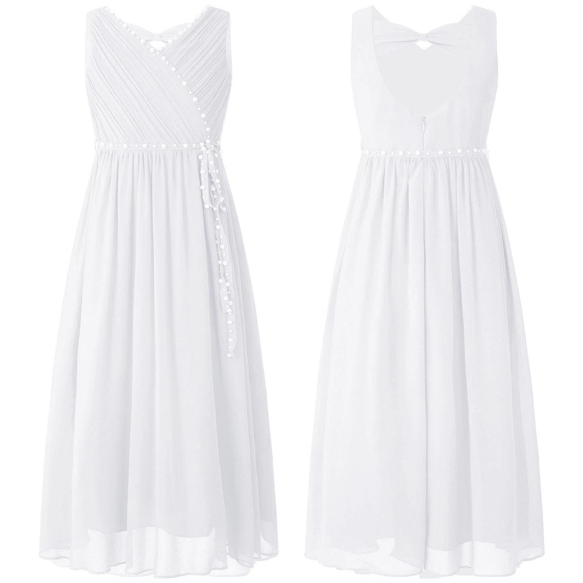 White 16 Size Dresses for Girls for sale | eBay