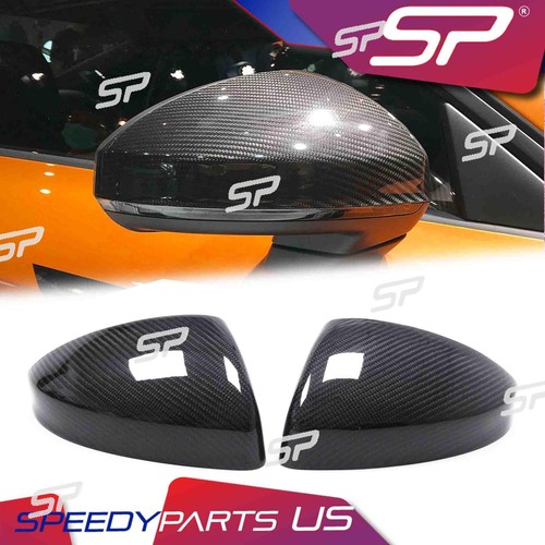 Real Carbon Fiber Side Mirror Caps Cover For Audi TT MK3 R8 TTS 8S 2015