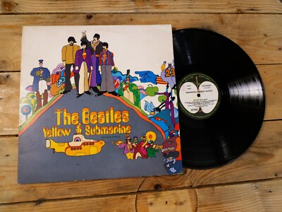 THE BEATLES YELLOW SUBMARINE LP 33T VINYL EX COVER EX ORIGINAL 1969 ITALY