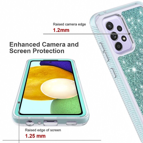 Funda protectora brillante para teléfono SAMSUNG GALAXY A52 5G + pantalla de vidrio templado - Imagen 7 de 29