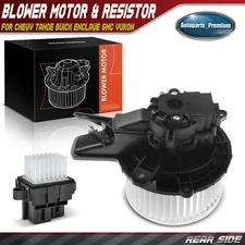 Rear HVAC Blower Motor &Resistor Kit for Chevrolet Tahoe Buick Enclave GMC Yukon