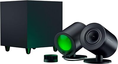 Razer Nommo V2 Pro Gaming Speaker 2.1 Surround System BT USB for PC RGB Black EU