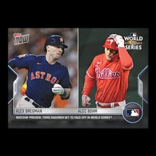 2022 Topps Now World Series Matchup #WSM-05 Alex Bregman Alec Bohm (PR-484)