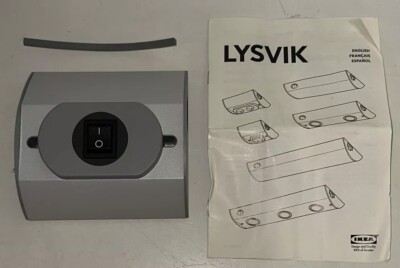 IKEA Lysvik Power Switch + Instruction Manual K M Hagberg Design Italy New
