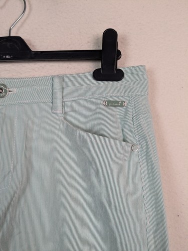 Ladies casual skirt size 12 green mix striped Marks and Spencer - Picture 3 of 11