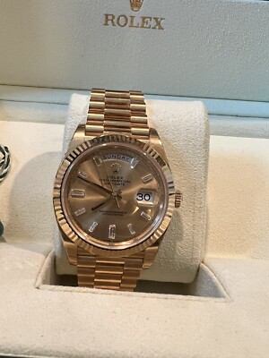 Rolex Day-Date President 40MM 18K gold 228238 Champagne Diamond Oyster 2024