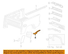 GM OEM 15-22 Canyon,Colorado Pick Up Box Exterior Trim-Protector 23342429