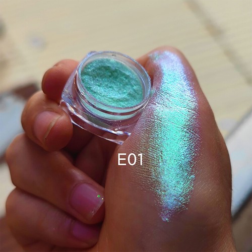 Chameleon Eyeshadow Powder Manicure Ultra Fine Metallic Highlighter - Picture 9 of 26