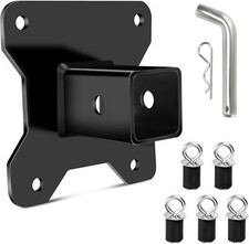 2 Utv Rear Receiver Hitch Plate Kit With Pin Clip For Rzr Xp 1000 4 Xp4 Xp1000