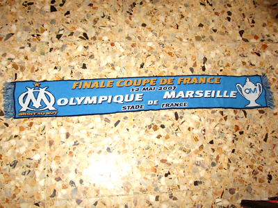 ECHARPE SCARF FOOTBALL OM MARSEILLE FINALE COUPE DE FRANCE 2007 STADE DE FRANCE EUR 10,99 - FR