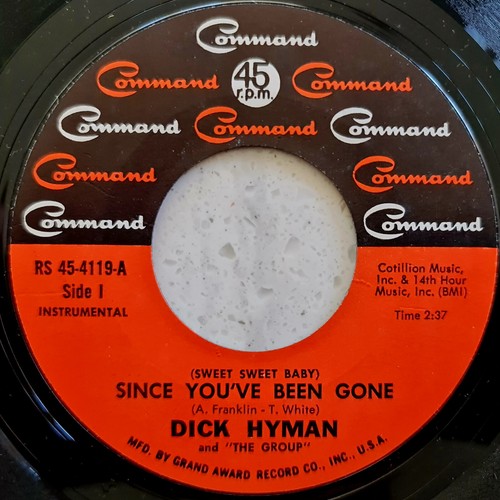 Dick Hyman - (Sweet Sweet Baby) Since You've Been Gone - Rare 1968 Funk Soul 7"